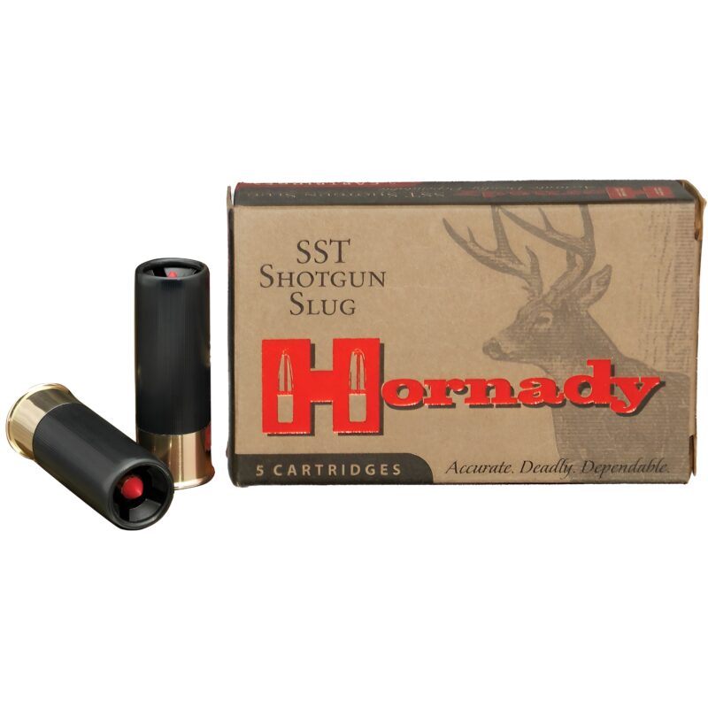 Hornady SST 12 Gauge 2.75 IN 300 Grain FTX Sabot Slug 2000 FPS 5 Rd/Bx