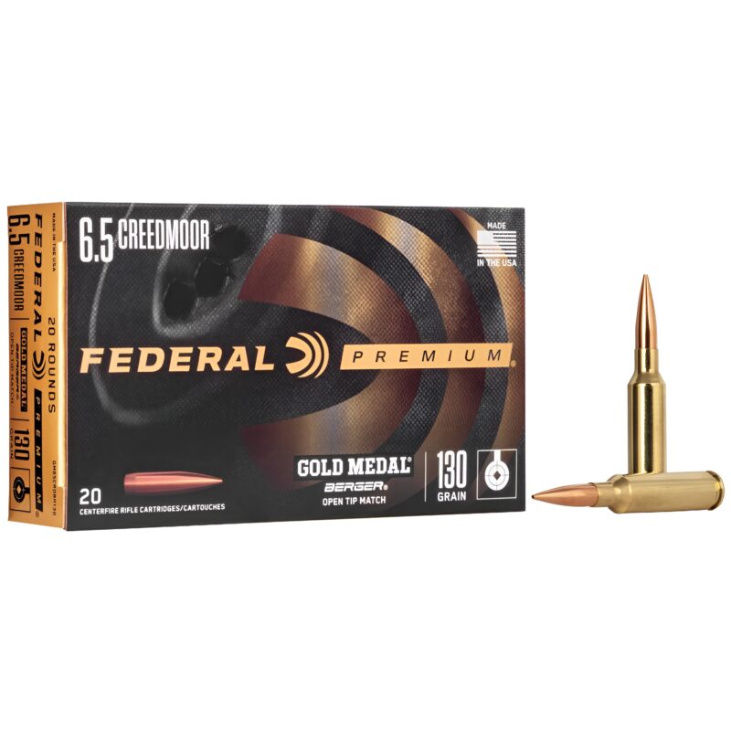 Federal Premium 6.5 CM 130 GR FMJ 2875 FPS 20 RD/BOX